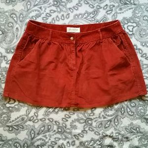 VS London Jean Corduroy Mini Skirt
